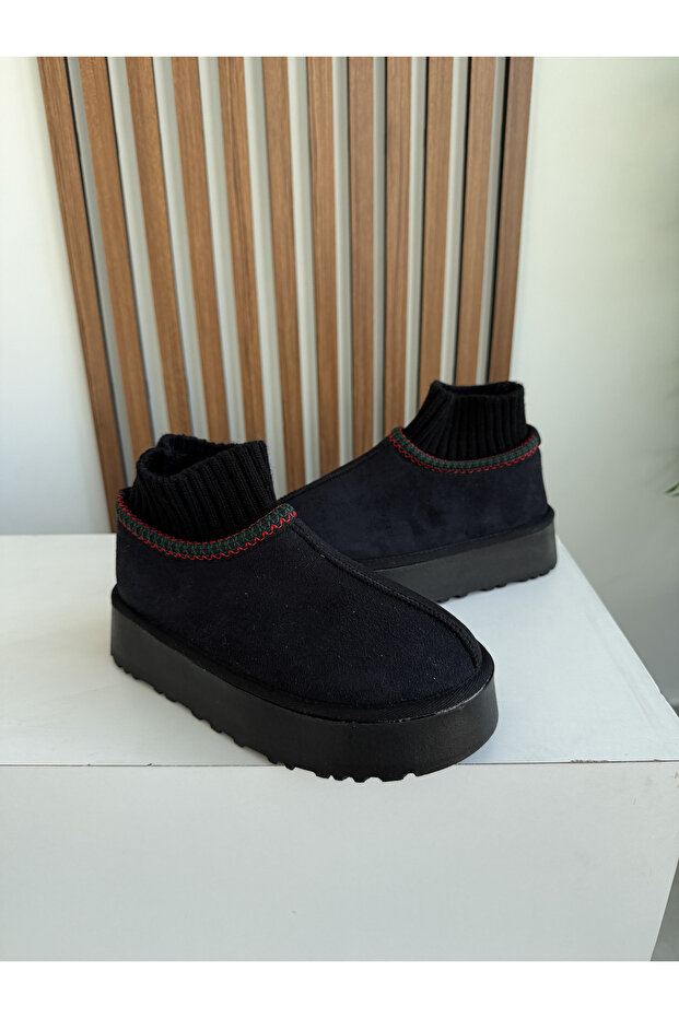 KADIN BOT ÇORAP PLATFORM SİYAH - 3