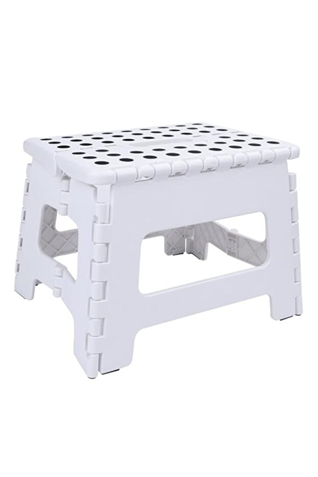 Folding Step Stool with Handle for Kids, Collapsible Plastic Stepping Stool, Folding Step Stool for Kids and Adults, Plastic Foldable Step Stool for Bathroom, Garden, Kitchen