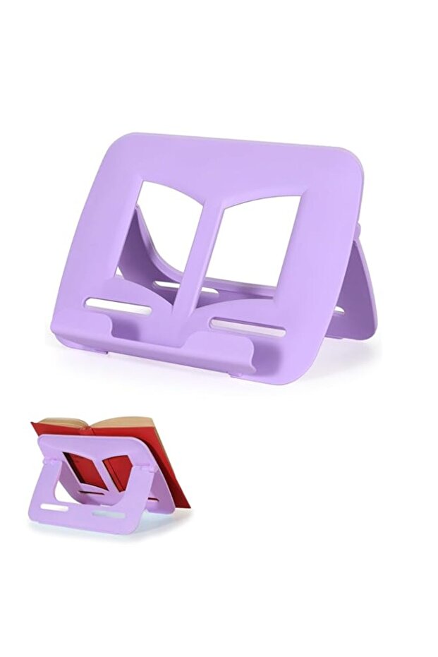 New Book Stand, Holder, Stand for Reading Adjustable, Holder Not Prone to Rust and Corrosion (Purpl - 1