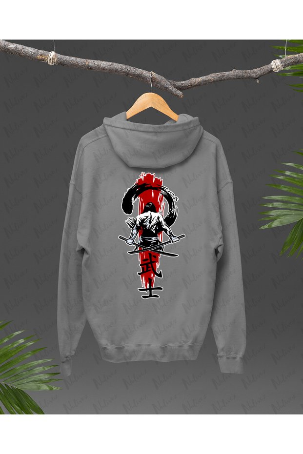 Japanese Anime Design Backpack Printed , High Quality Unisex Oversized Hoodie