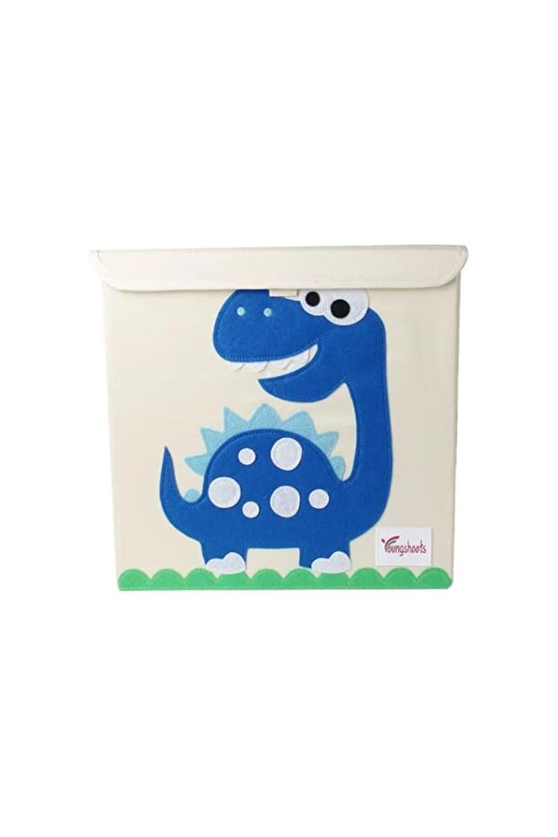 JZLIFE Lidded Storage Bin,Large and Foldable Organizer Box for Kid's Toy,Book and Cloth,Multi-use B - 1
