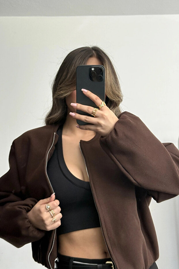 Bomber Kaşe Premium Ceket - 2