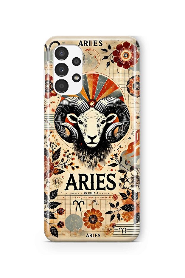 Samsung Galaxy A32 Aries Pattern Transparent Phone Case - 1