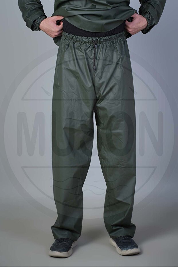 Su Geçirmez Balıkçı ve Kurye Yağmurluk Takımı Alt Üst 2’li Set Yeni Nesil Yaka Tekne Hırdavatı - 6