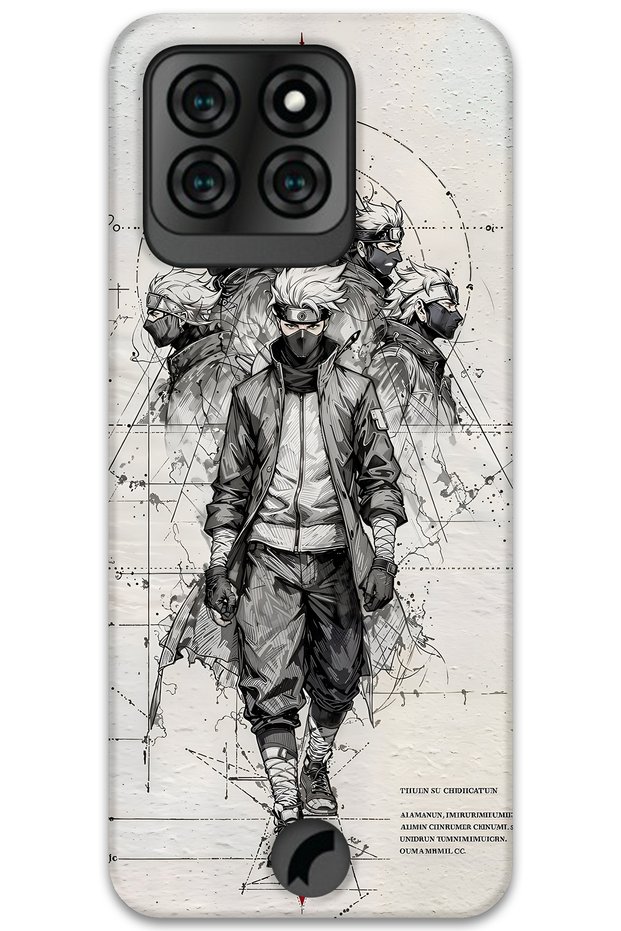 Reeder S71 Compatible Anime Patterned Phone Case + Screen Protector - 5875