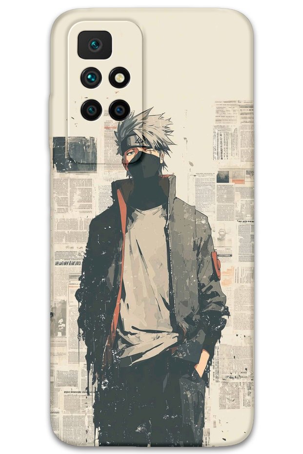 Xiaomi Redmi 10 Compatible Anime Patterned Phone Case + Screen Protector - 5878