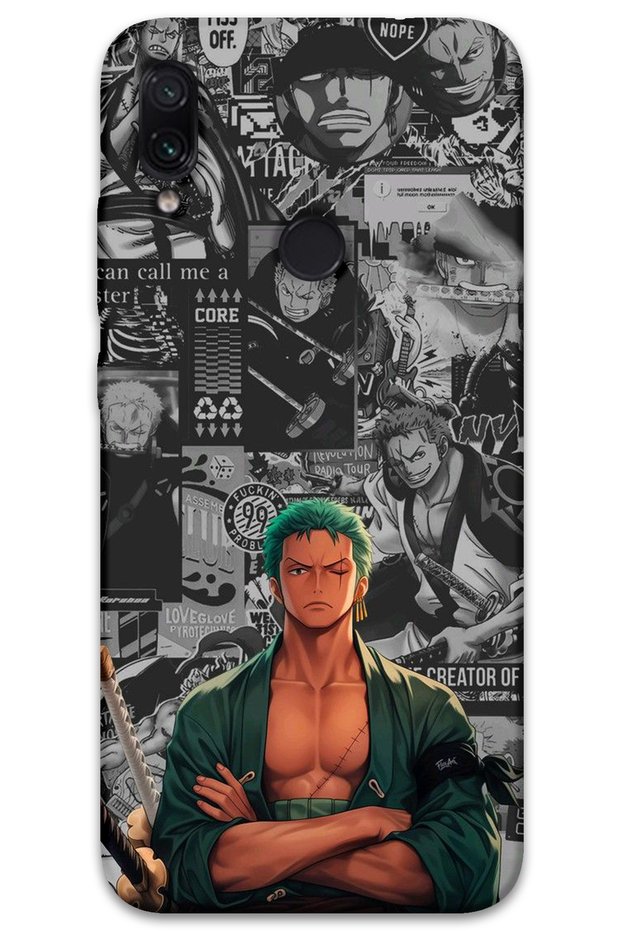Xiaomi Redmi Note 7 Compatible Anime Patterned Phone Case + Screen Protector - 5756