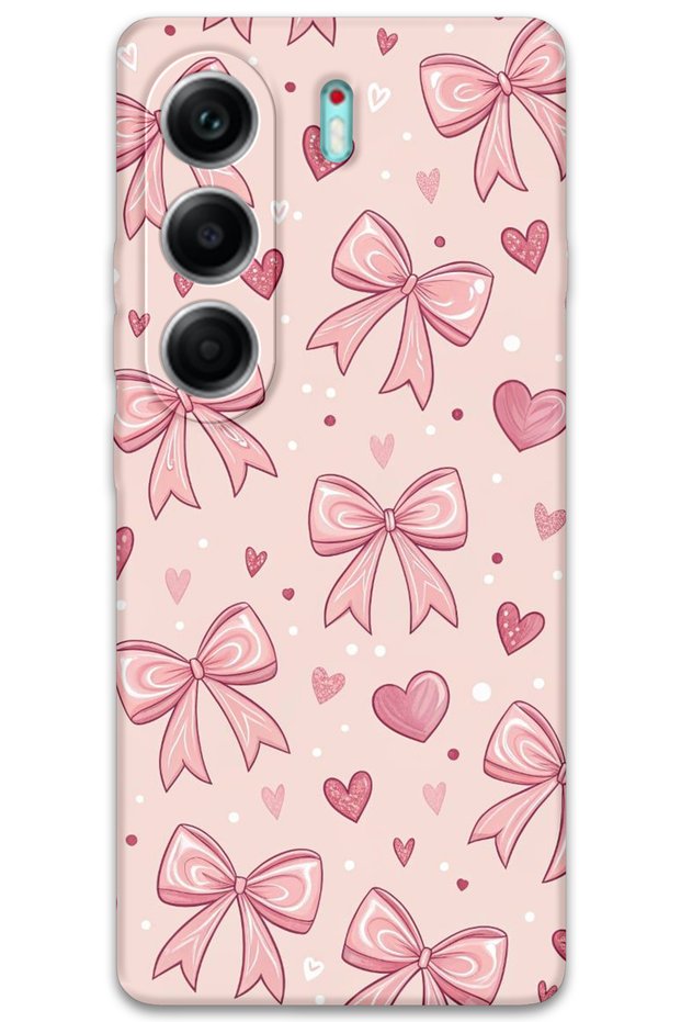 Tecno Camon 40 4g Compatible Ribbon Pattern Phone Case + Screen Protector - 5802