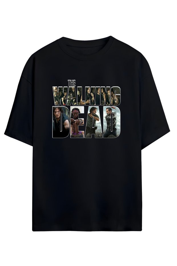 The Walking Dead Designed High Print Quality Unisex New Season Oversize Cotton T-Shirt