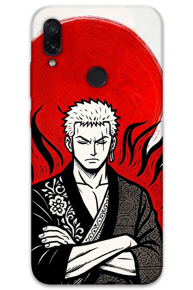 Xiaomi Redmi Note 7 Compatible Anime Patterned Phone Case + Screen Protector - 5893