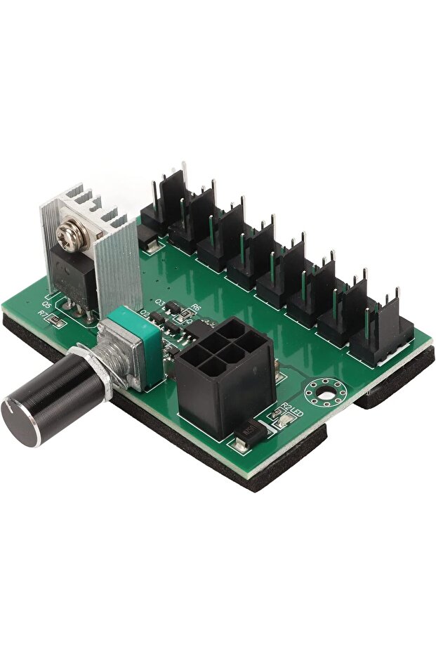 وحدة تحكم سرعة مروحة Kufoo 12 فولت 8 اتجاهات PWM (3 دبابيس و4 دبابيس) - 1