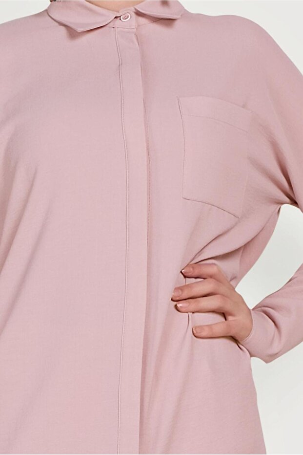 تونيك بأزرار مخفية 40525 - 4