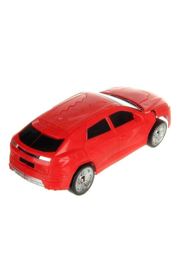 2in1 Warrior Arabaya Dönüşebilen Robot - Fast Flame - Kırmızı - 6