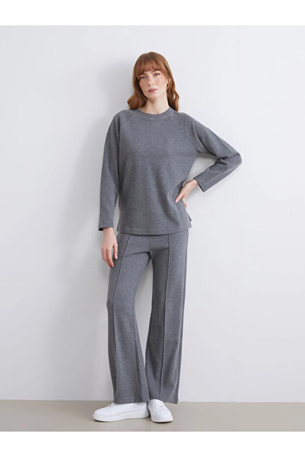 Beli Lastikli Kadın Eşofman Altı - 2