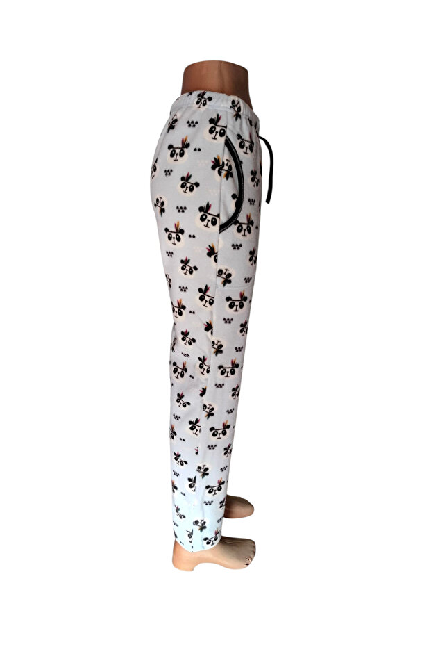 Lacivert Tekstil Polarlı Tek Alt - 4