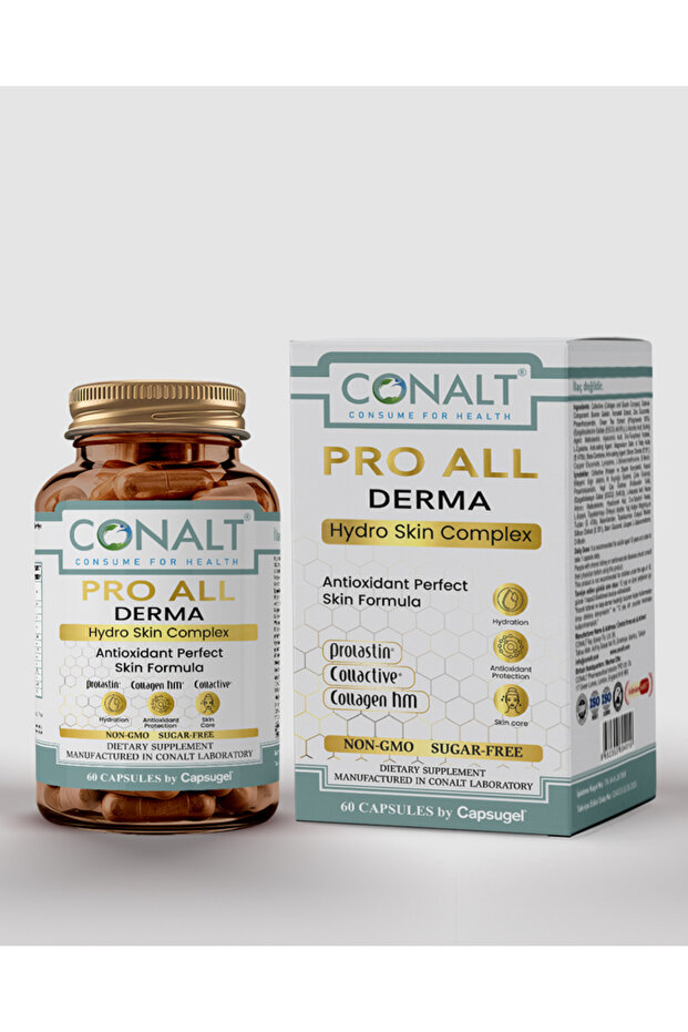 Pro All Derma 60 Capsules Deep Youth and Elasticity Supporting Vitamin Complex - 1
