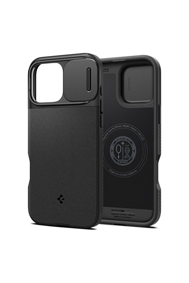 Case for IPhone 16 Pro, Optik Armor - Black - 1
