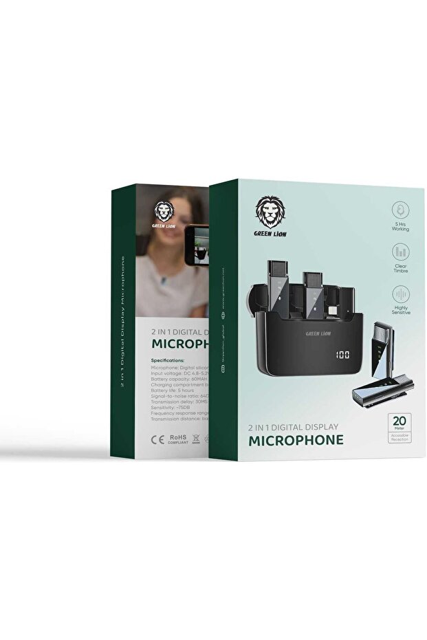 2-in-1 Digital Display Microphone (Lightning) - Multicolor - 4