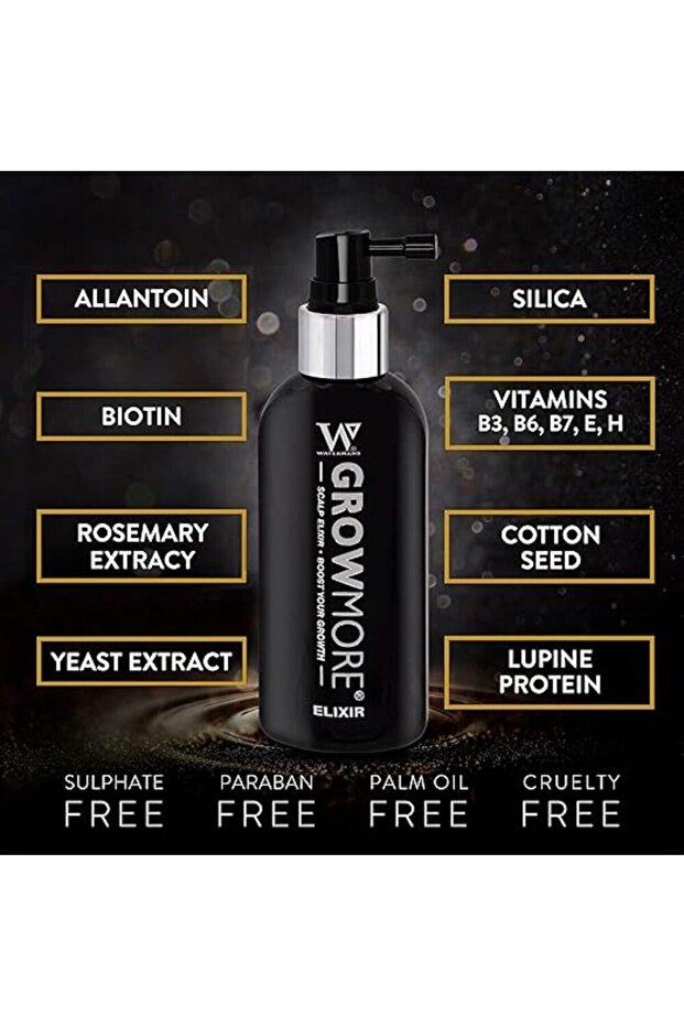 WATERMAN-HAIR GROWTH SERUM GROW MORE ELIXIR OF HAIR 100ml - 3