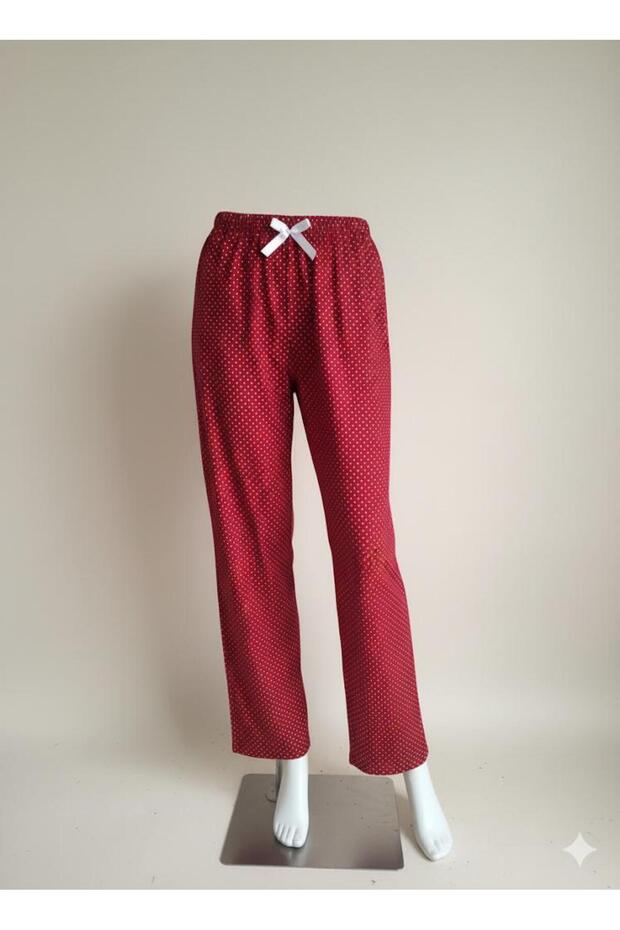 Kadın Süet Tek Pijama Alt - 1