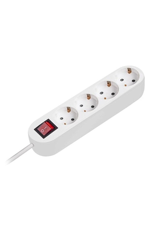 Extension cord 3x1.5 mm, 4 sockets, 5 m, with switch - 1