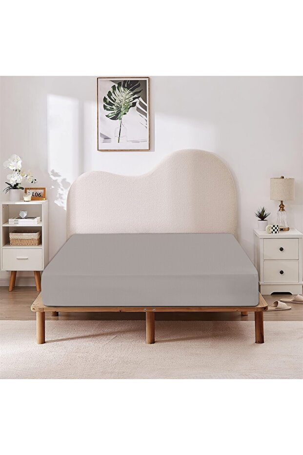 ملاءة سرير مطاطية من القطن بنسبة 100% - 1