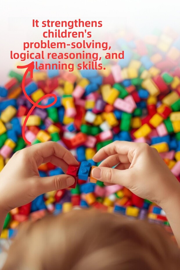 Educational Building Blocks with Tutorial Box 169 Pieces – Block Set for Developing Problem-Solving and Creativity - 2