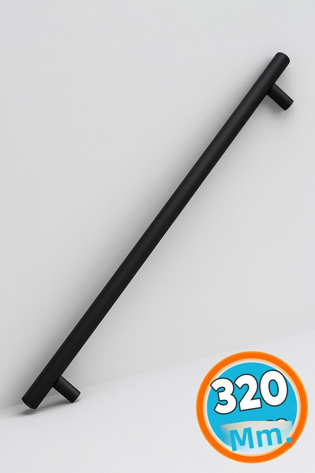 Furniture Kitchen Drawer Cupboard Cabinet Handle Knob Handles Matte Black Metal Handle 320 mm 320 cm