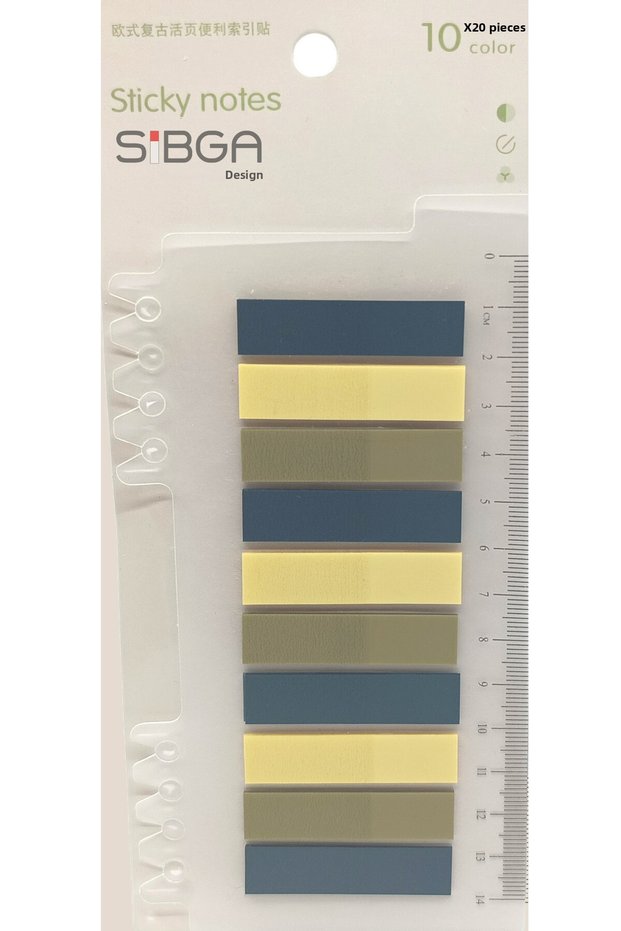 Postit ملون شفاف Post-it Post It.علامة مرجعية للكتاب، ورق ملاحظات لاصق، 200 ورقة