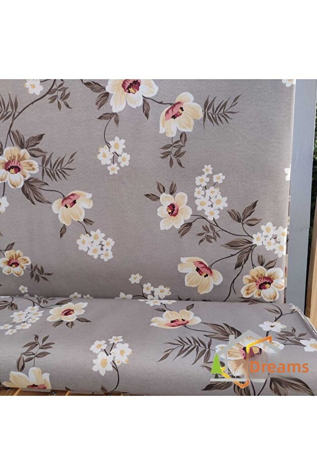 قماش ساتان منقوش بالزهور 100×180