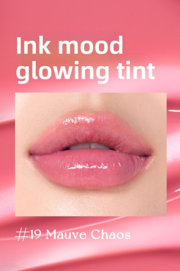 Peripera Ink Mood Glowy Tint - Permanent, Pigmented and Bright Ends, 19 Mauve Chaos (Honey K-Ookie) - 2