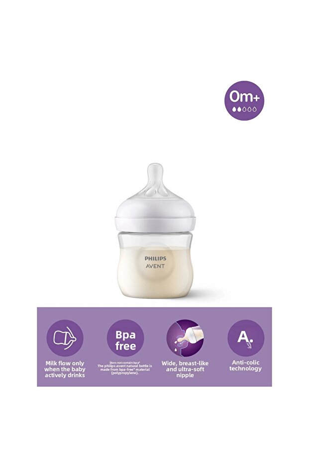 Natural Response Natural Response PP Baby Bottle 125ml 0+ Months