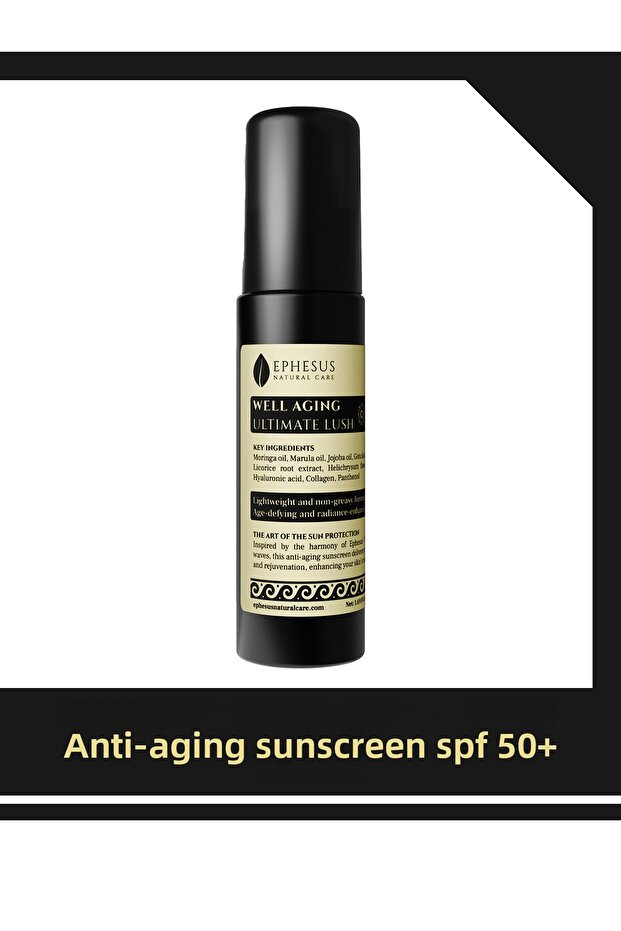 Well Aging Ultimate Lush Fine Line and Wrinkle Reducing Anti-Aging Spf 50+ Sunscreen 50ml