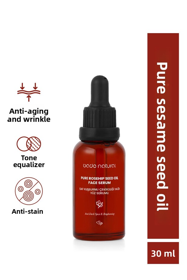 Rosehip Seed Oil Cold Pressed Anti-Blemish and Brightening 100% Pure 30 ml