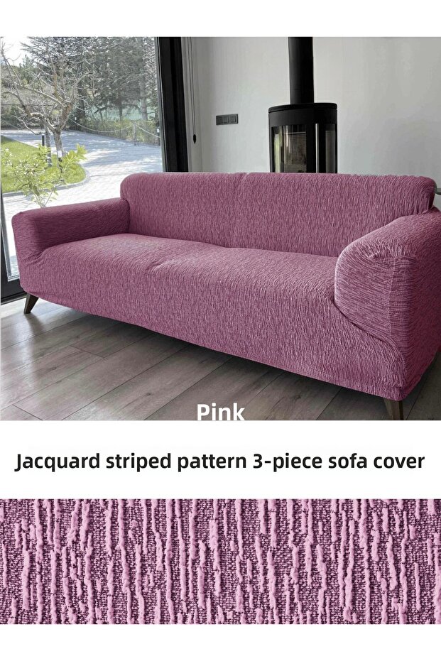 Jacquard Sofa Cover Chester Cover Sofa Slipcover 3 Seater One Piece