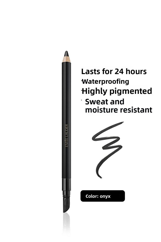 Eye Liner - Double Wear 24 Hour Lasting Waterproof Gel Eye Liner -01 Black Onyx 1.2g