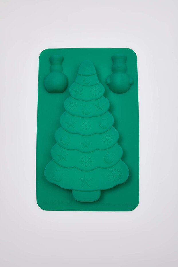 Christmas Tree Themed Silicone Chocolate-Cake Mold Tphaw26Fk00000