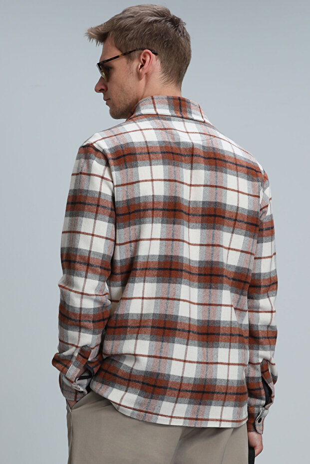 Armas Erkek Basic Gömlek Regular Fit Kiremit - 6