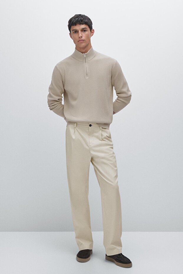 Dik yaka triko kazak - 1