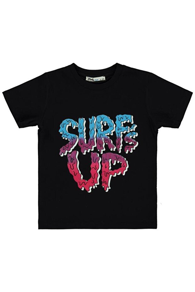 Boy's T-Shirt 2-5 Years Black