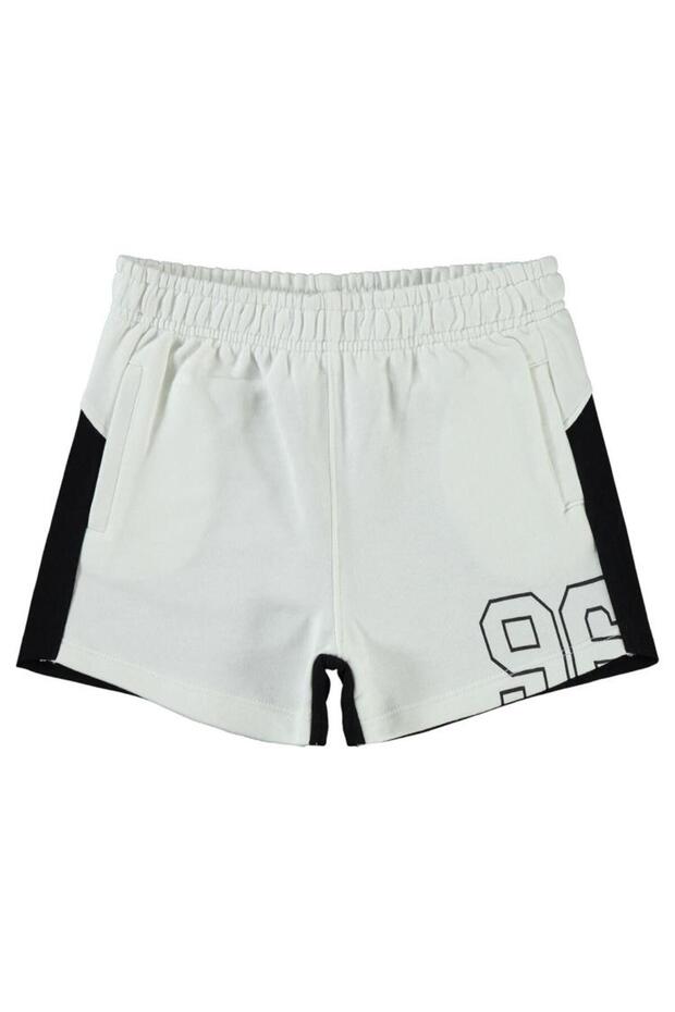 96 Printed 10-13 Years Old Shorts - Black 11-12 Years Old