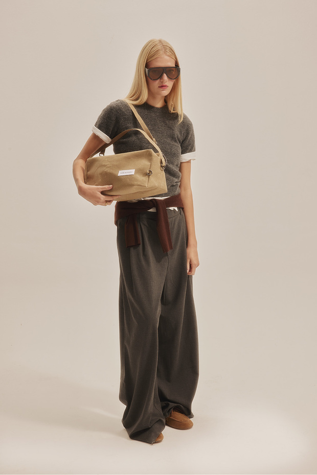 Huge Sanre Medium Bag Beige - 7