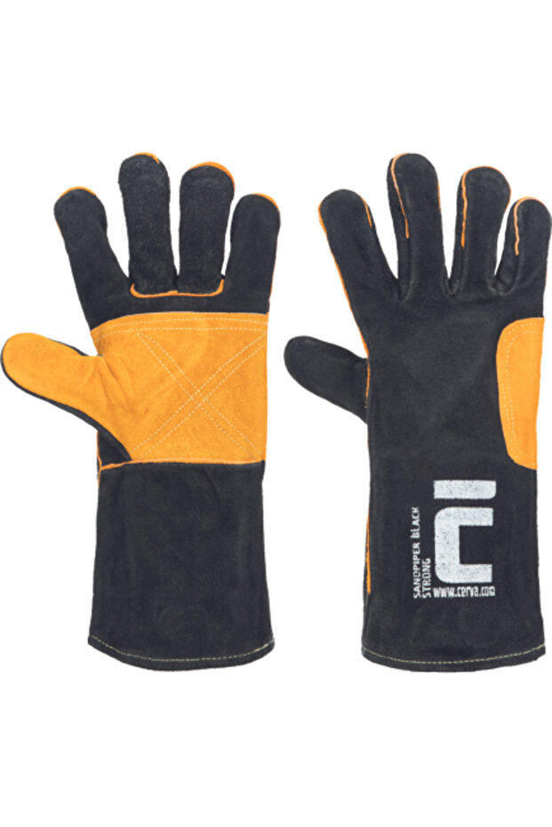 Sandpiper Deri Eldiven - Siyah - 1