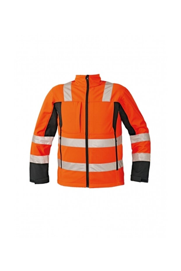 معطف مالتون سوفت شيل عاكس برتقالي - 1