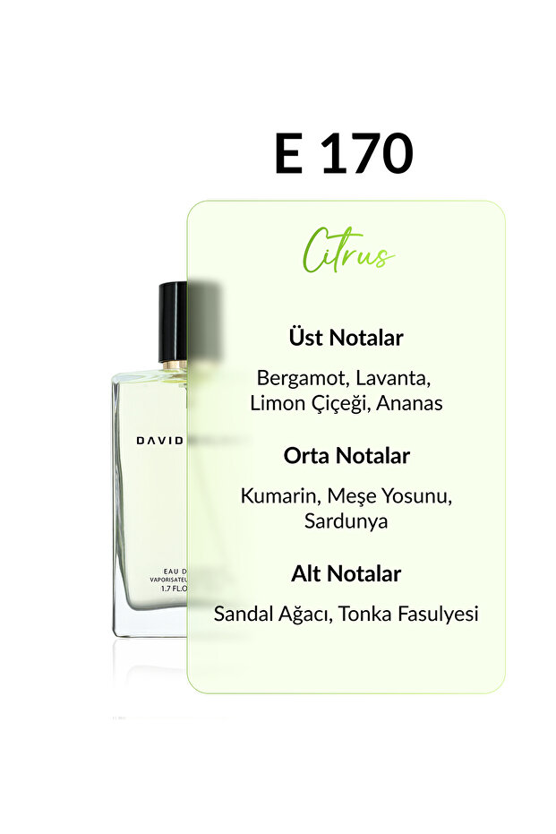 E170 Marvel 50 ml Erkek Parfüm | Citrus - 3