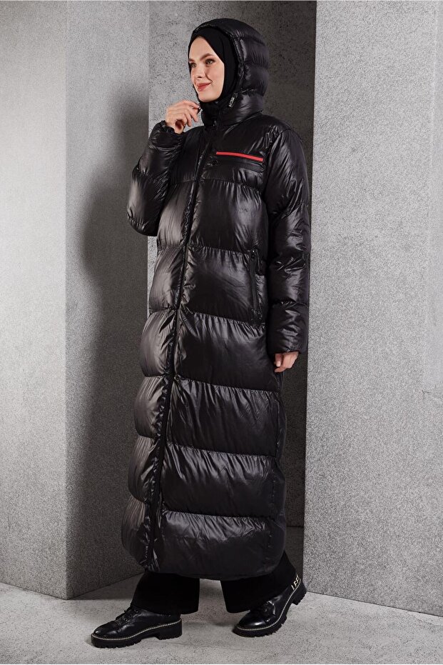Hooded Inflatable Coat 90389