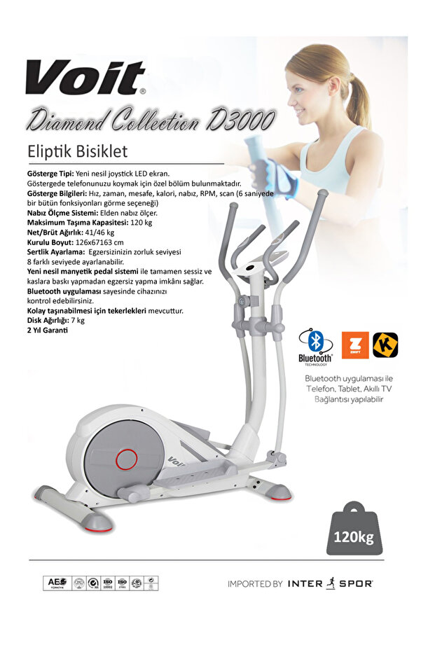 D3000 Diamond Collection Eliptik Bisiklet - 2