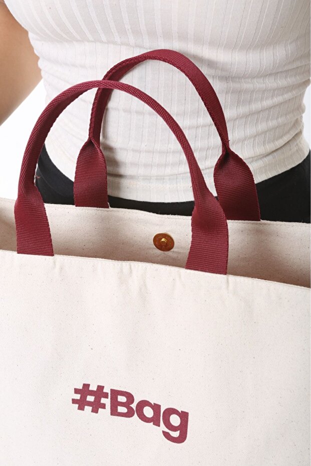 Kanvas Tote Çanta - 5