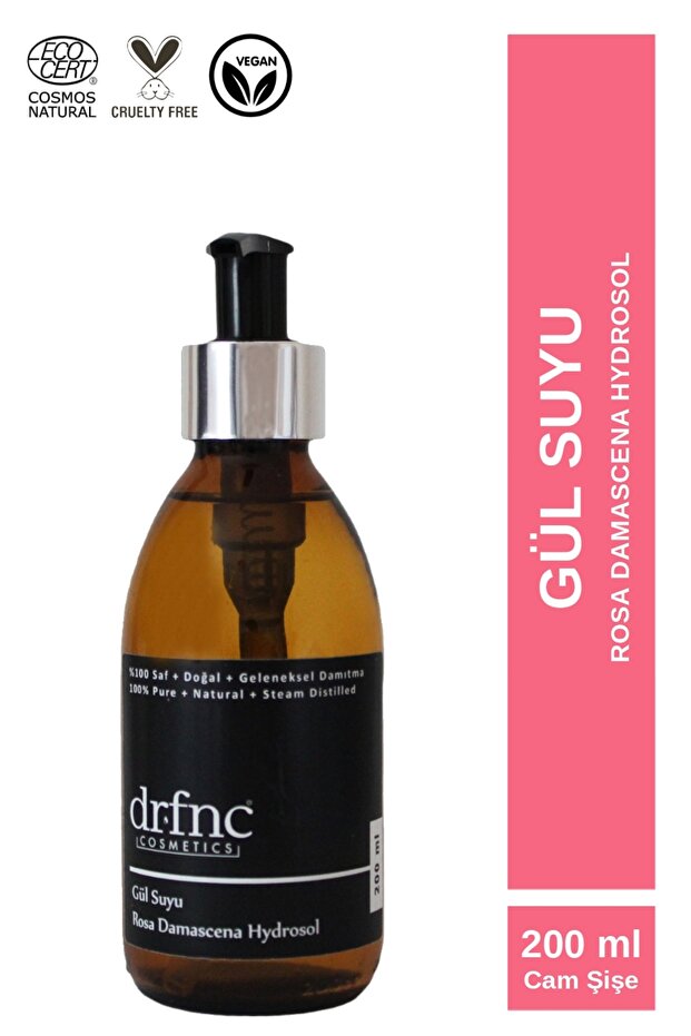 Gül Suyu 200 Ml Pompalı