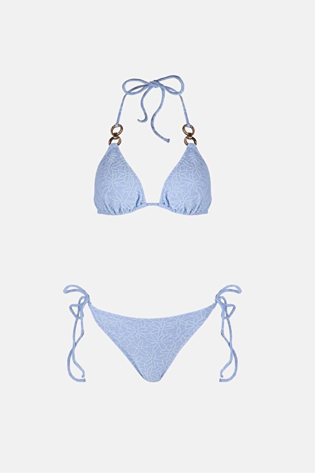 4654 Blue Bikini Set - 4
